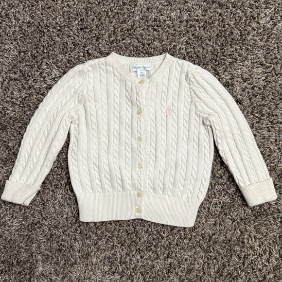 Baby Girl Ralph Lauren 18 Months Knitted Cardigan - Picture 1 of 3